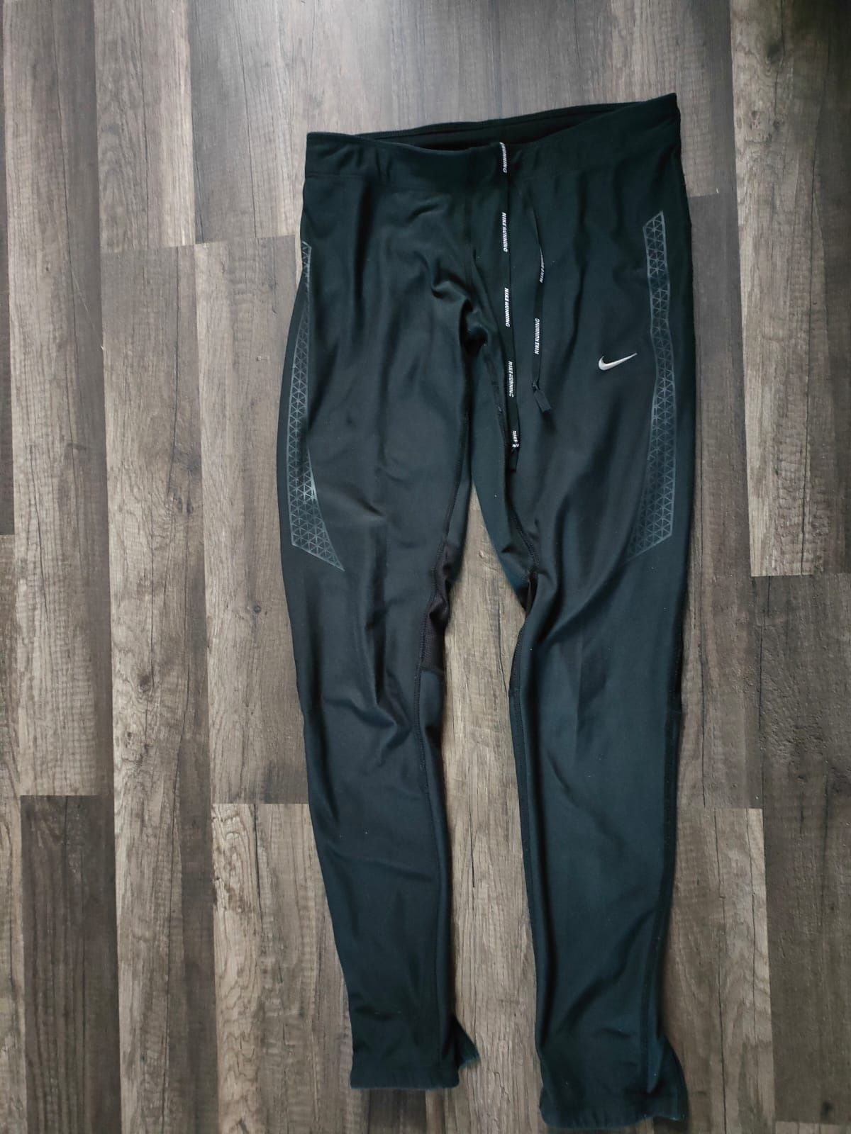 spodnie do biegania Nike Running dri-fit  z zamkami