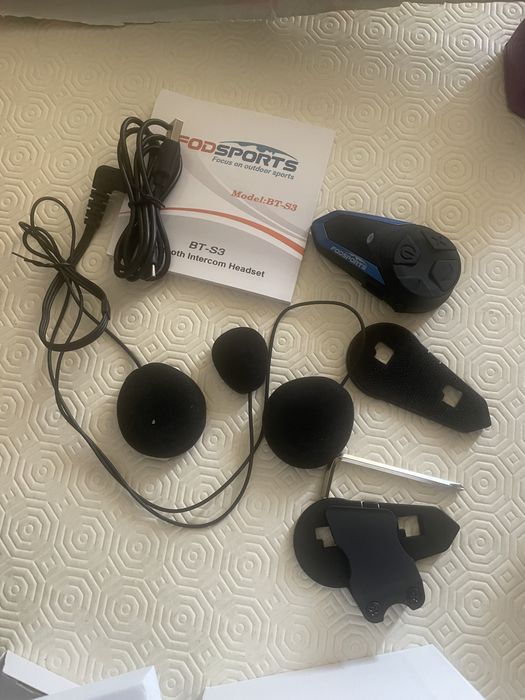 Auricular Capacete Mota Bluetooth 5.0