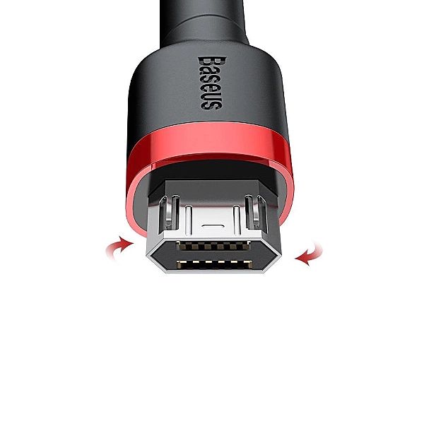 Mocny Kabel Przewód Usb-a Usb Typu Micro Szybkie Ładowanie Qc 2a 3m Ba