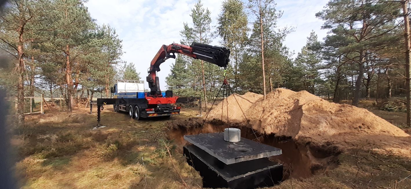 Szamba betonowe,  deszczówki I ziemianki, grobowiec