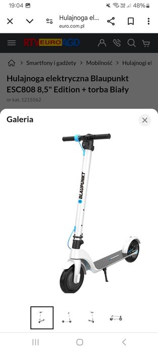 Hulajnoga elektryczna