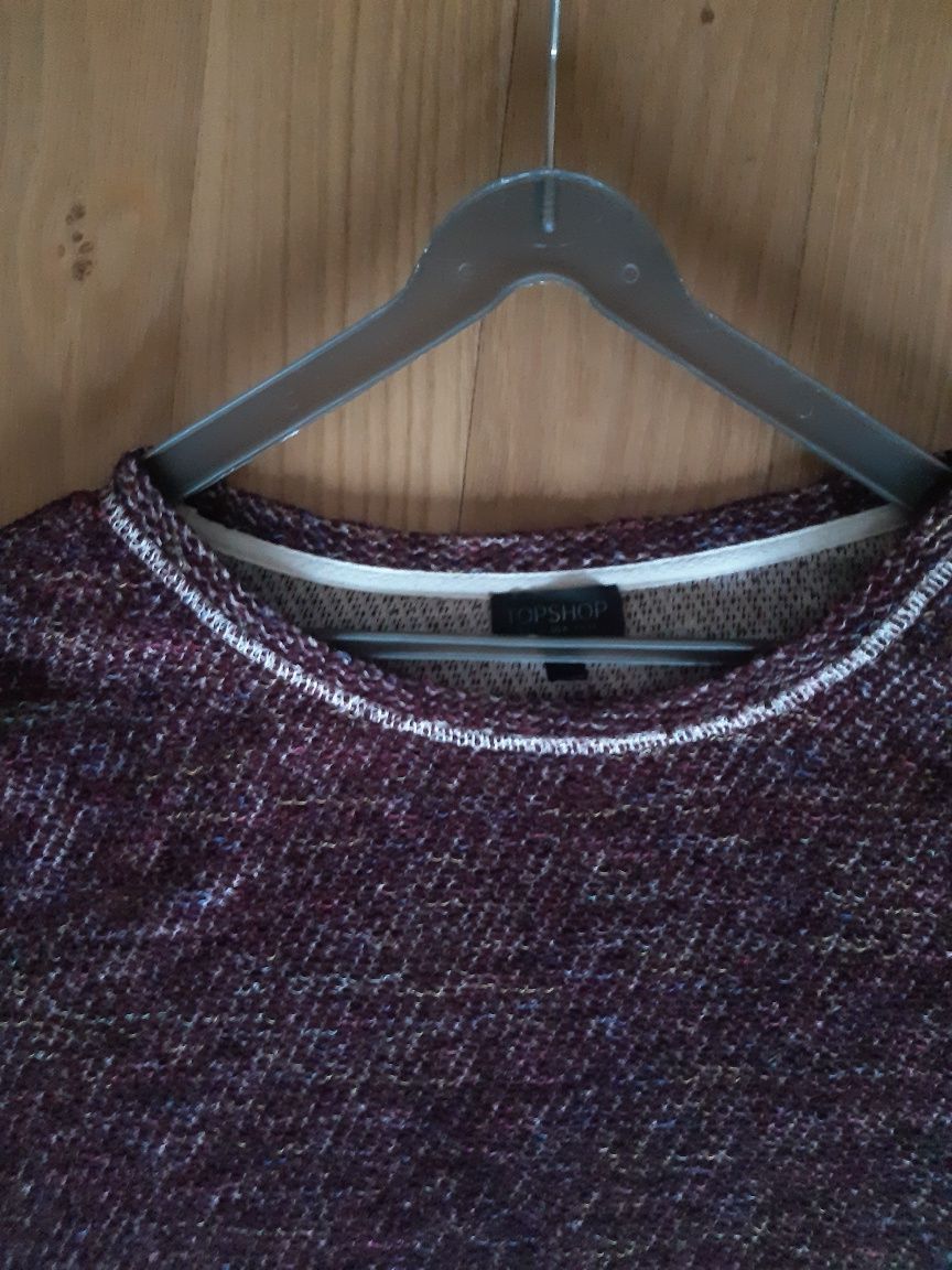 Mega bluza/sweterek orginał faktura unikat melanż r 38 i M/10