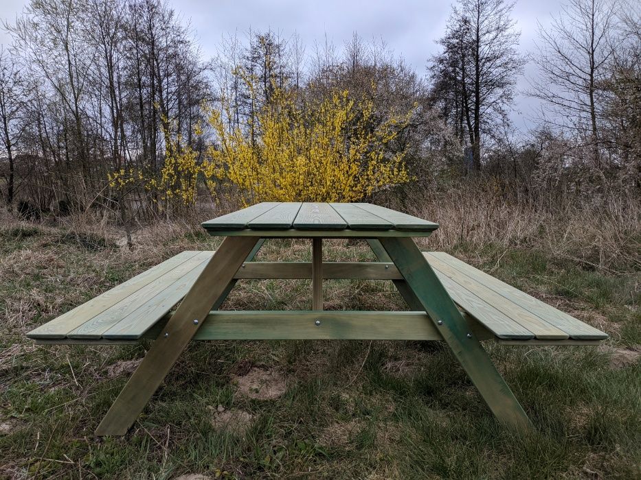 Ławko-stół piknikowy, ławeczka, stolik