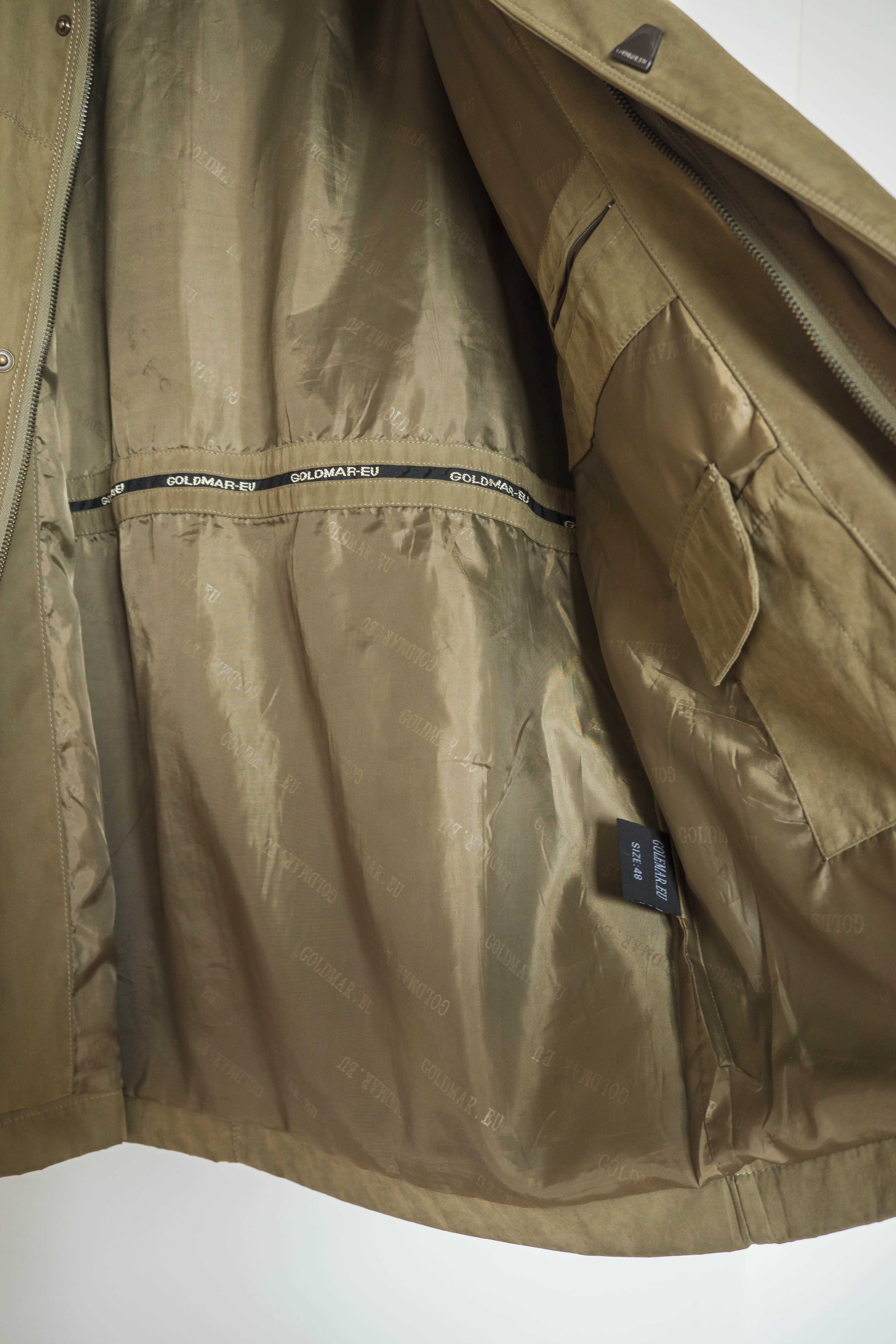 lekka kurtka jesień/wiosna khaki roz. 48 Goldmar.eu