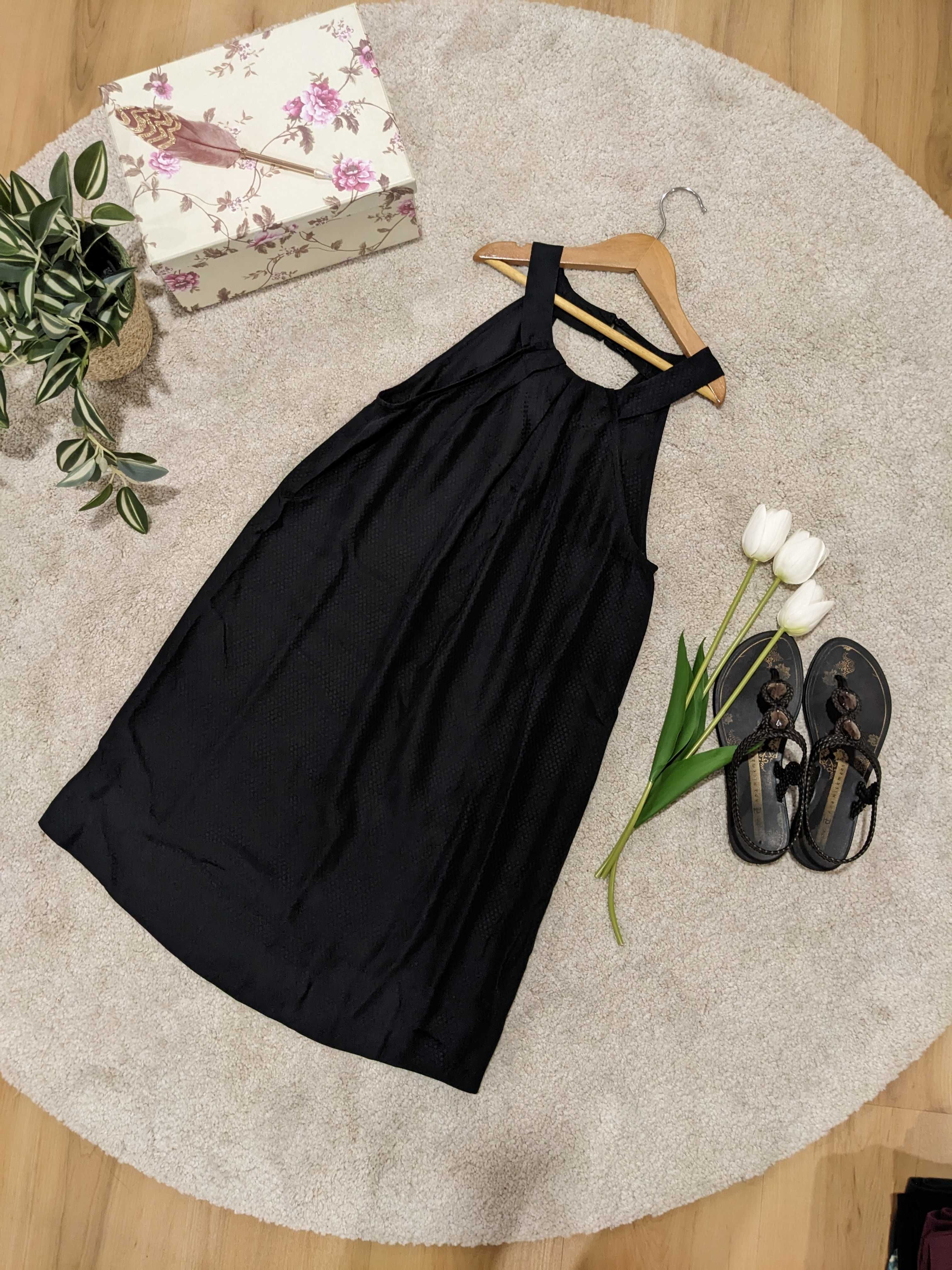 Vestido Preto / Sem alças / Curto / Tecido acetinado (XS / Pepe Jeans)
