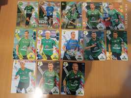 Zestaw kart Górnik Łęczna ekstraklasa 2014 panini 2015