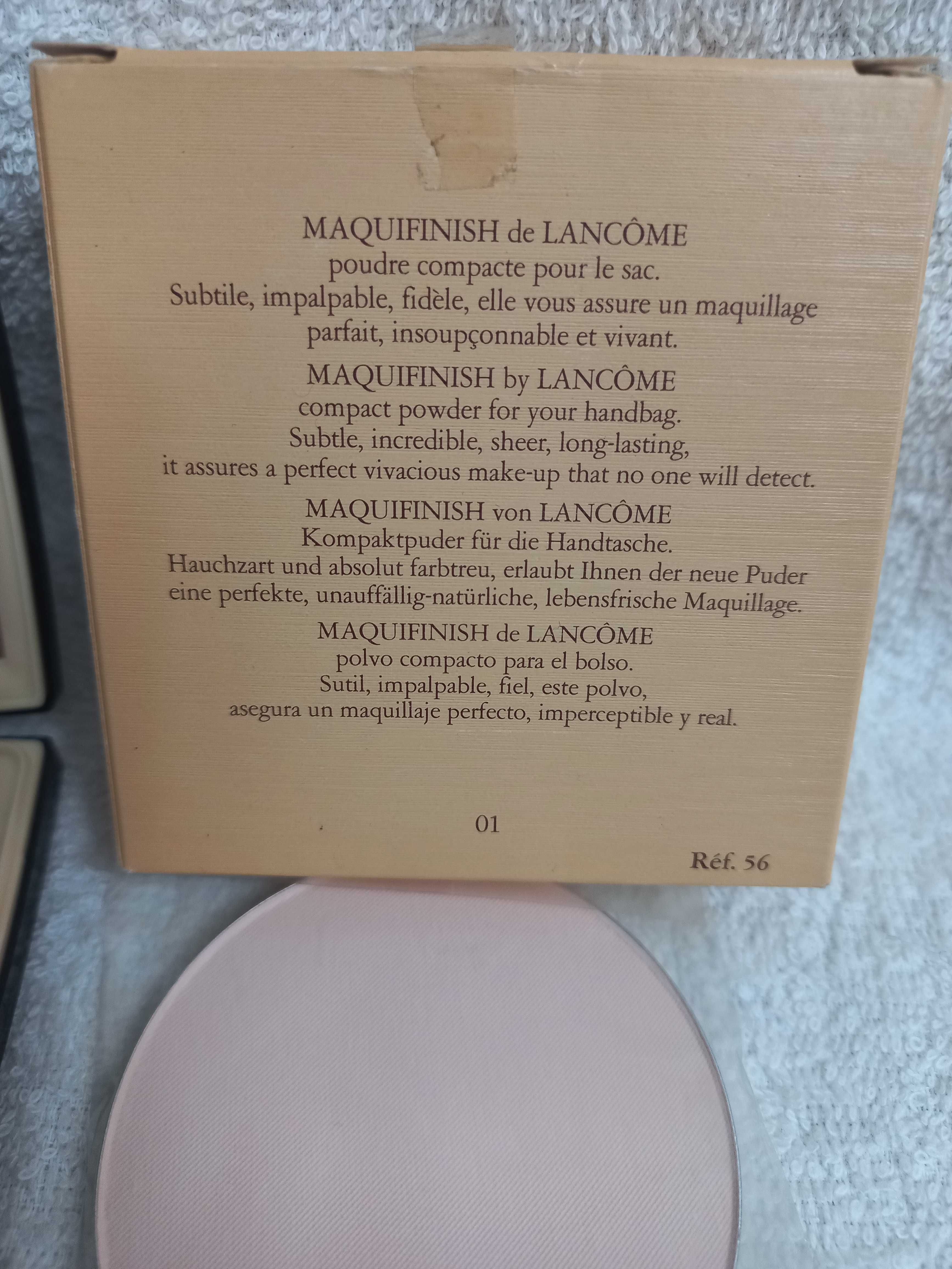 Пудра компактная Lancôme Maquifinish и набор теней