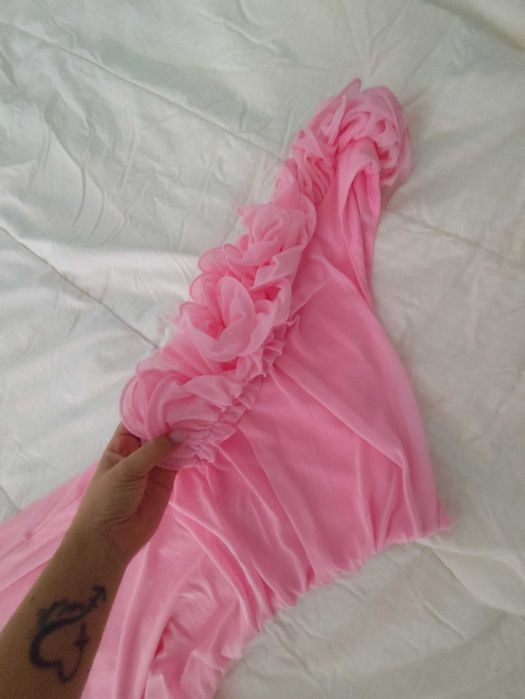 Vestido Rosa cerimónia