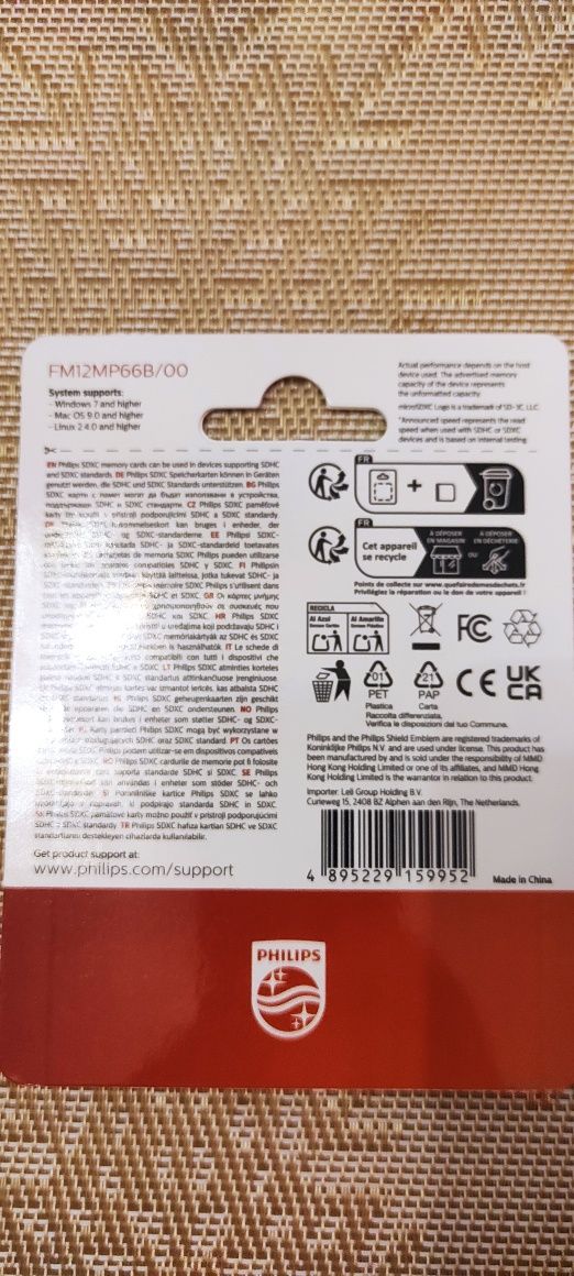 Karta pamięci PHILIPS Class SDXC 128GB + Adapter