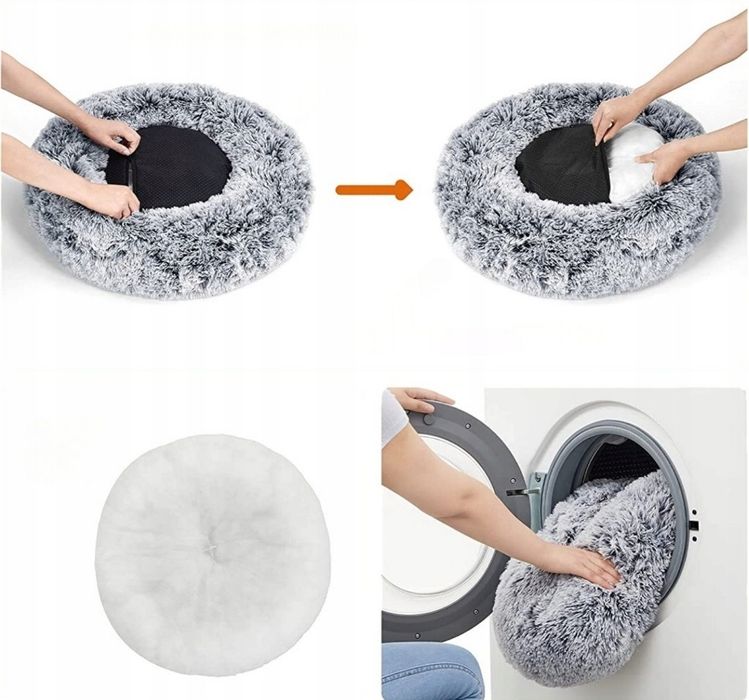 Legowisko dla psa XXL kota kojec PODUSZKA PLUSZOWA Duża poducha