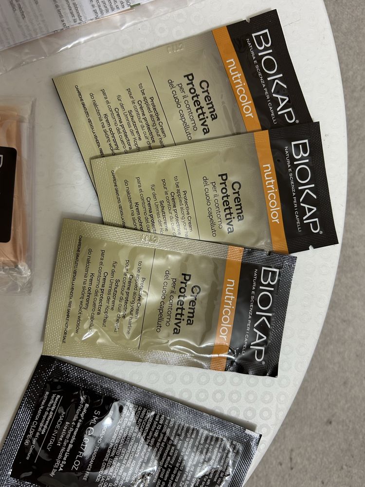 Ochronny krem BIOKAP plus peleryny i rękawiczki