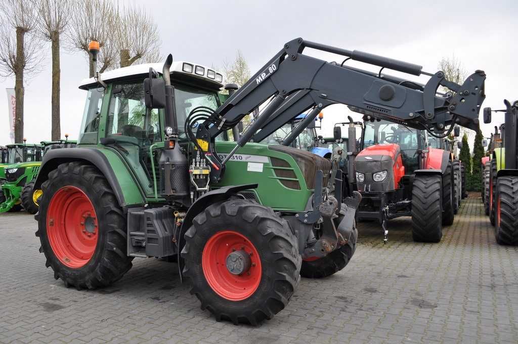 FENDT 310 Vario TMS + MANIP MP80 / Przednia oś + kabina amortyzowana /