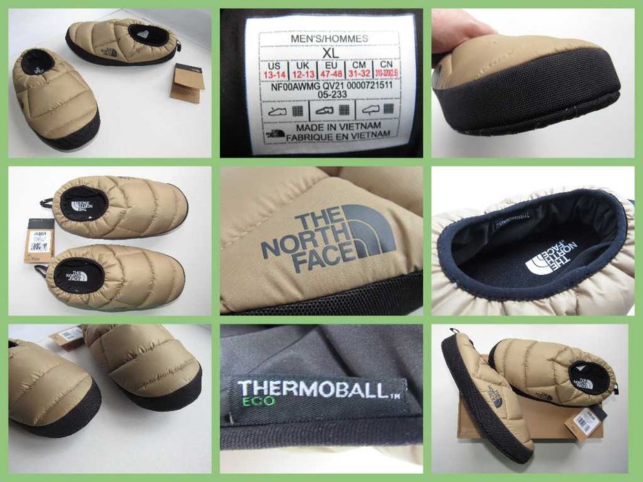 Кемпинговые мюли, слипоны The North Face NSE Tent 3 р 46-46.5 (30.5см)