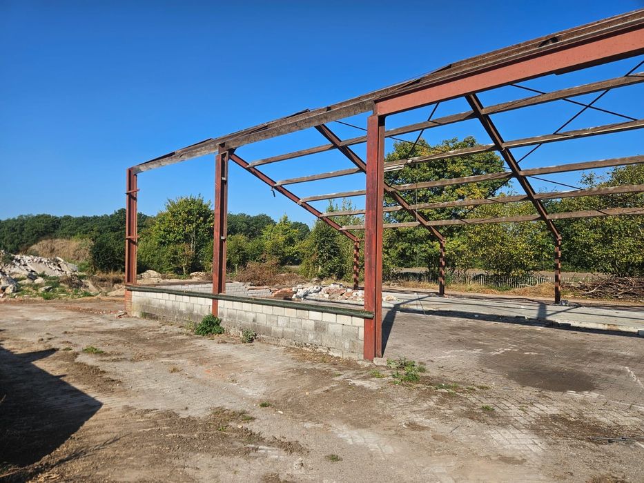 Konstrukcja stalowa 11x16 garaż konstrukcja wiaty