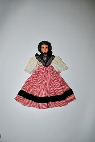 Старинная Французская кукла 1920 г из целлулоида клеймо France 35 рари