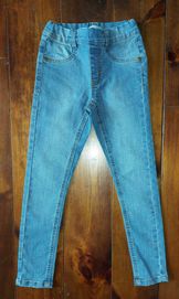 Spodnie jeansowe dla dziewczynki, rurki, rozmiar 122