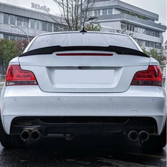 LIP SPOILER AILERON BMW SÉRIE 1 E82 E88 COUPÉ E CÁBRIO LOOK M4 CS GTS M PERFORMANCE AC SCHNITZER  1M