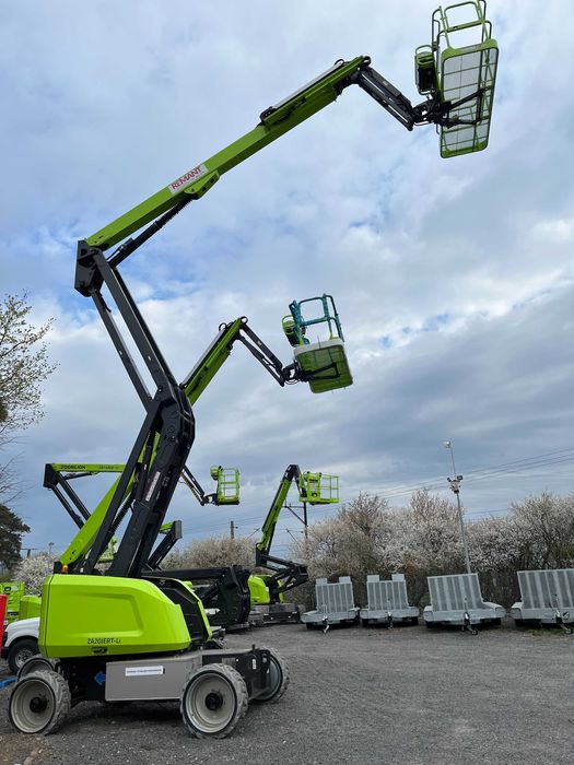 Podnośnik przegubowy elektryczny  22m, terenowy, napęd 4x4 - wynajem