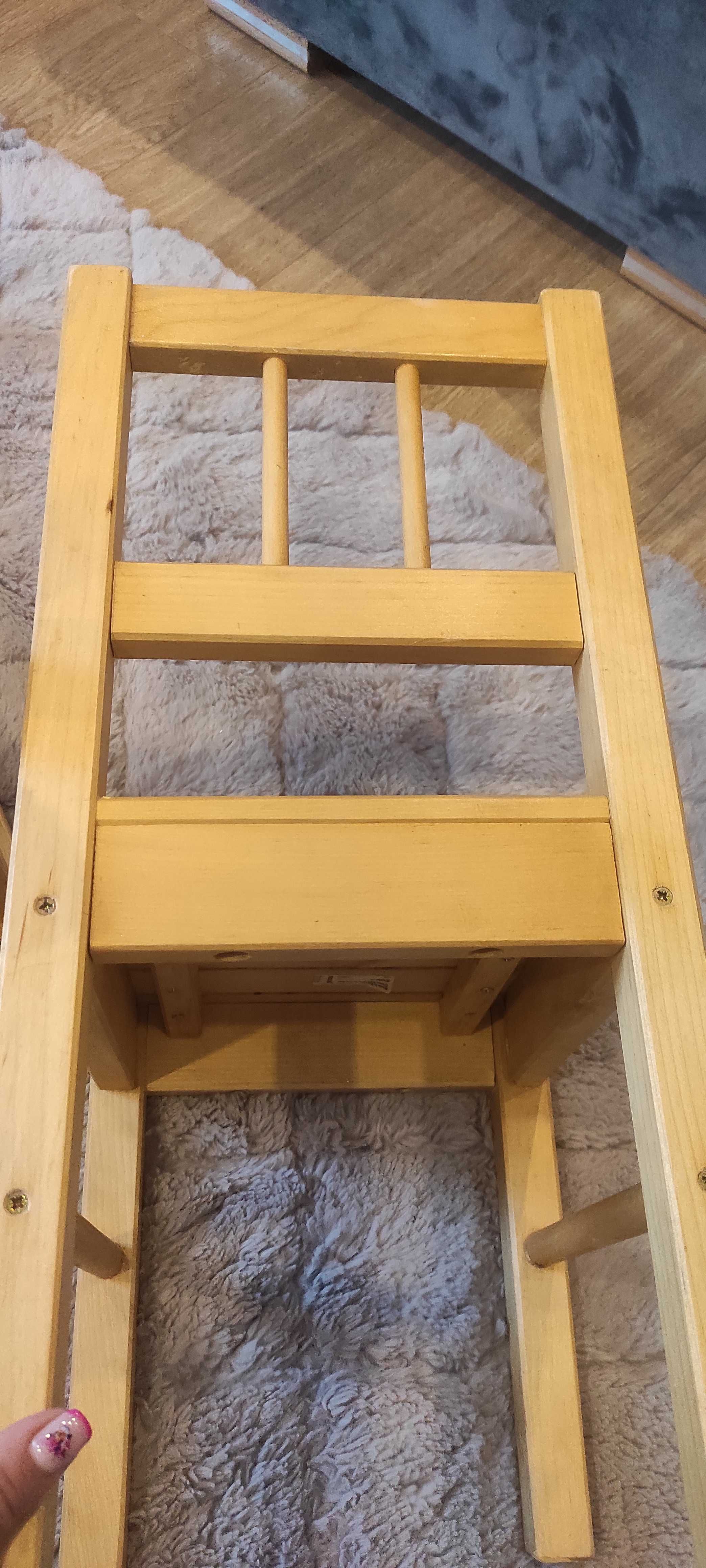 Stolik + krzesełko drewniane