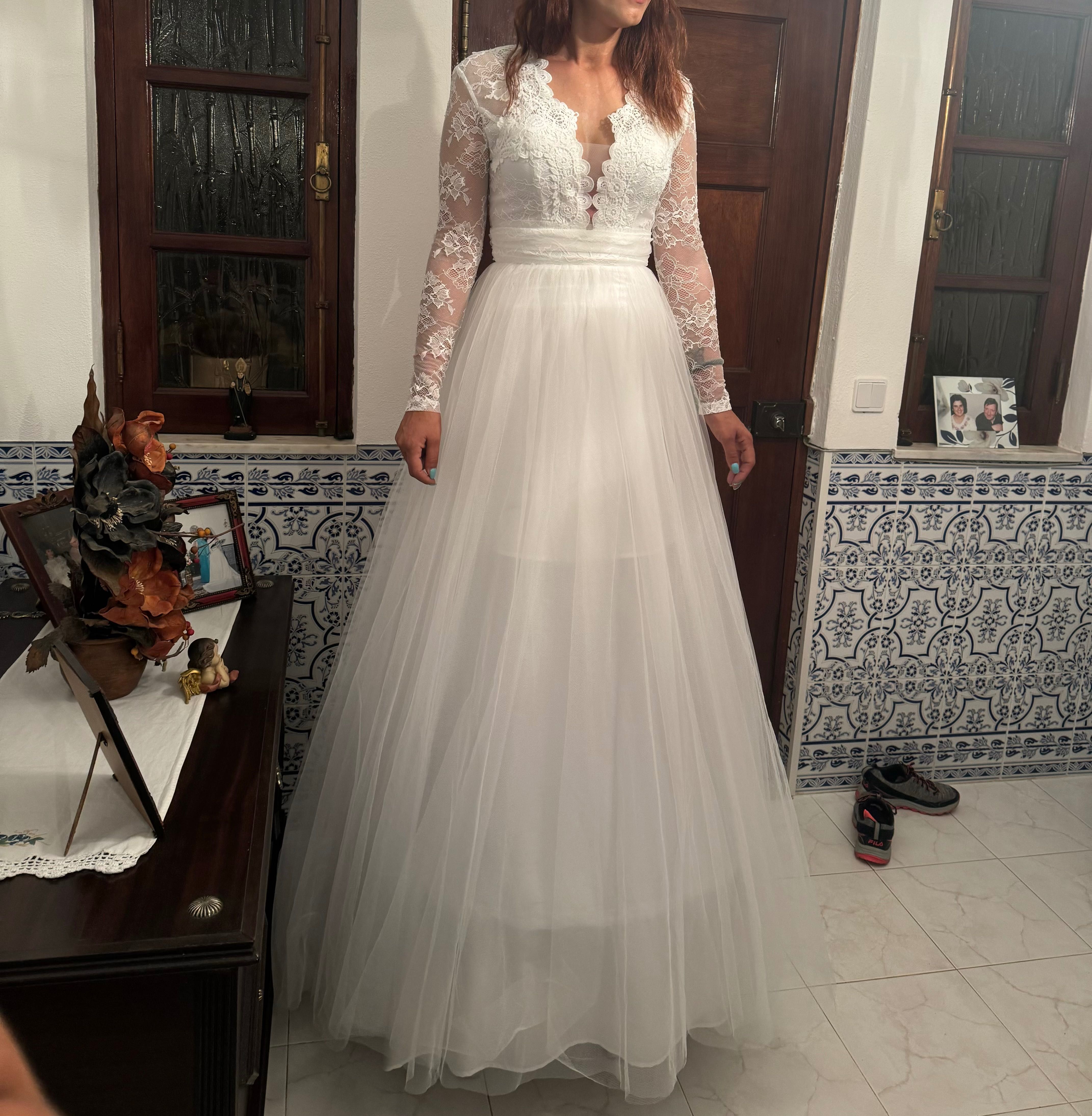 Vestido noiva tamanho s e outro m
