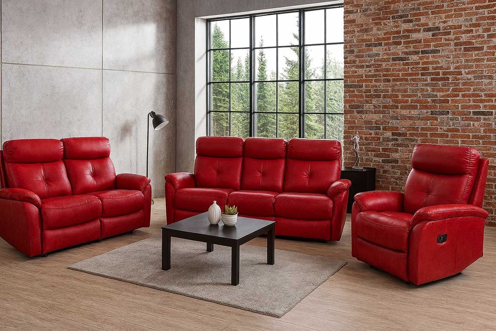 Ekskluzywny wypoczynek Lima 3+1+1 – Sofa i fotele w nowoczesnym stylu
