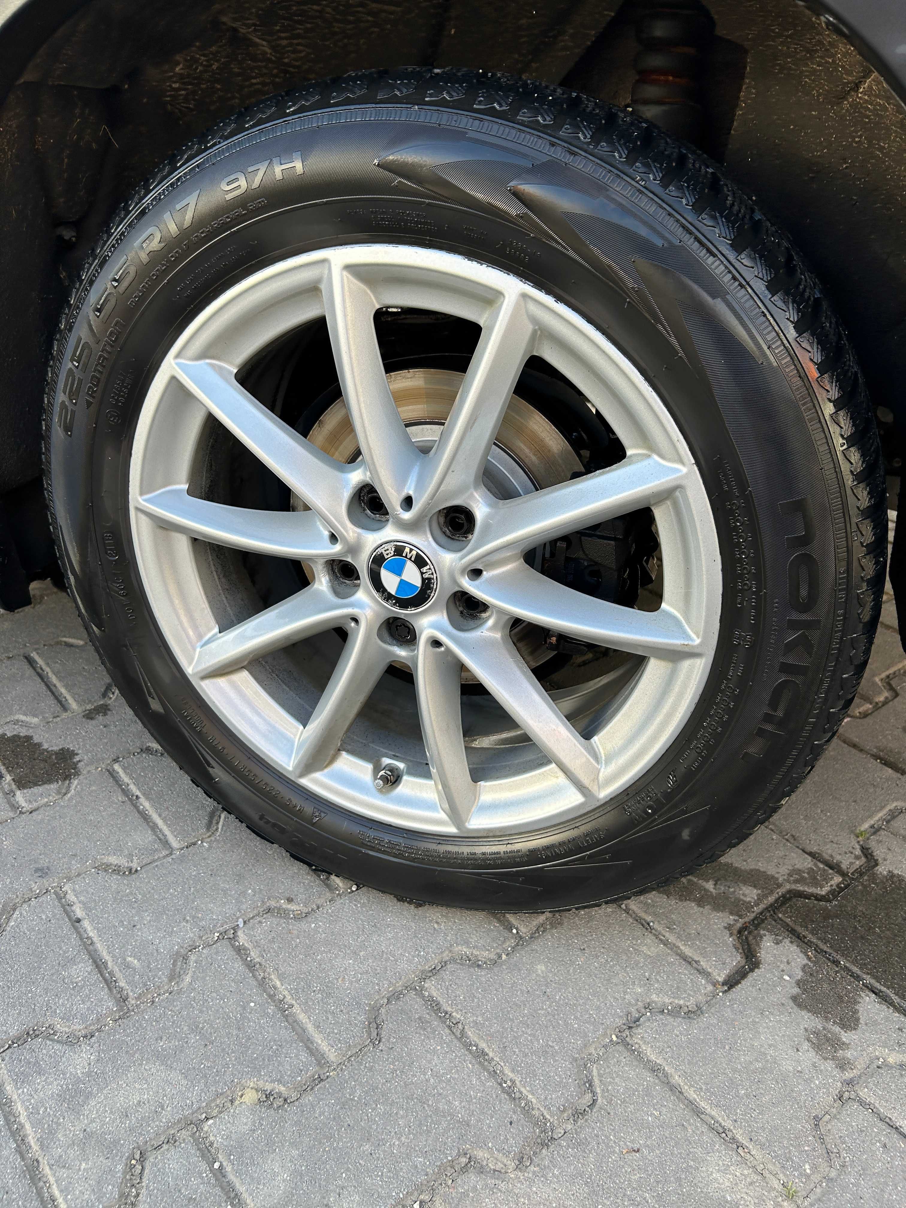 BMW koła felgi z oponami 225/55 R17 97H zimowe f48 x1 alufelgi opony