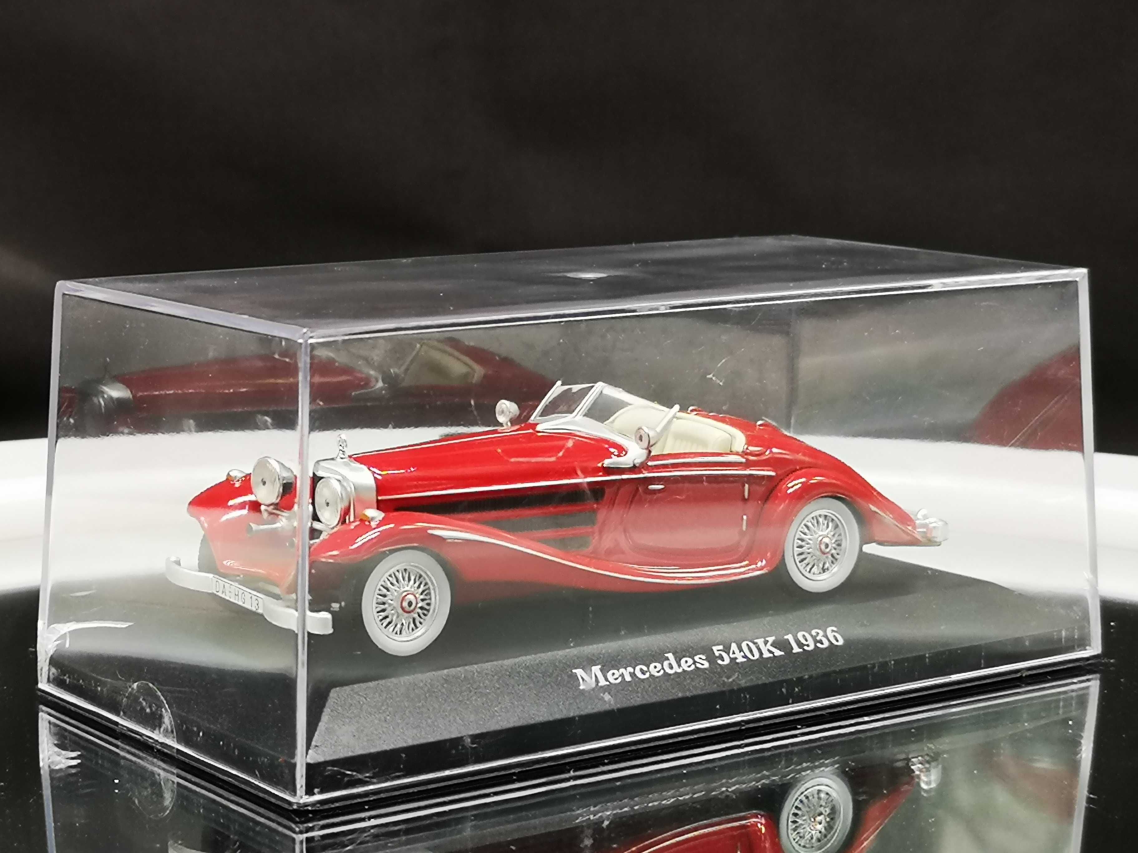 Linda miniatura Mercedes 540K 1936, escala 1/43