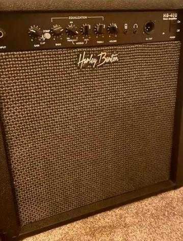 Gitara basowa Harley Benton Deluxe Series + wzmacniacz
