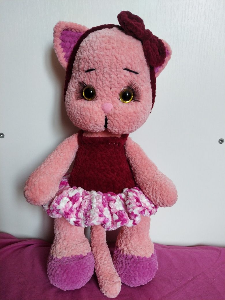 Кошечка крючком игрушка