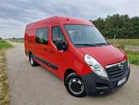 Opel Movano  2.3 CDTI 163KM L3H2 7 osób Brygadowka