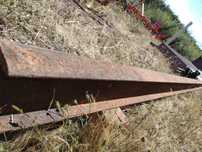 Viga de ferro em H com 5,50 m