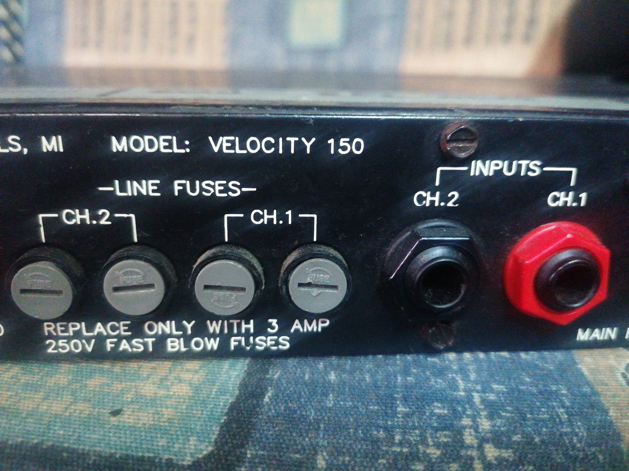 Power amp rocktron velocity