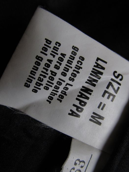 172 cm M 38-40 skóra taliowany czarny damski płaszcz skórzany jak nowy