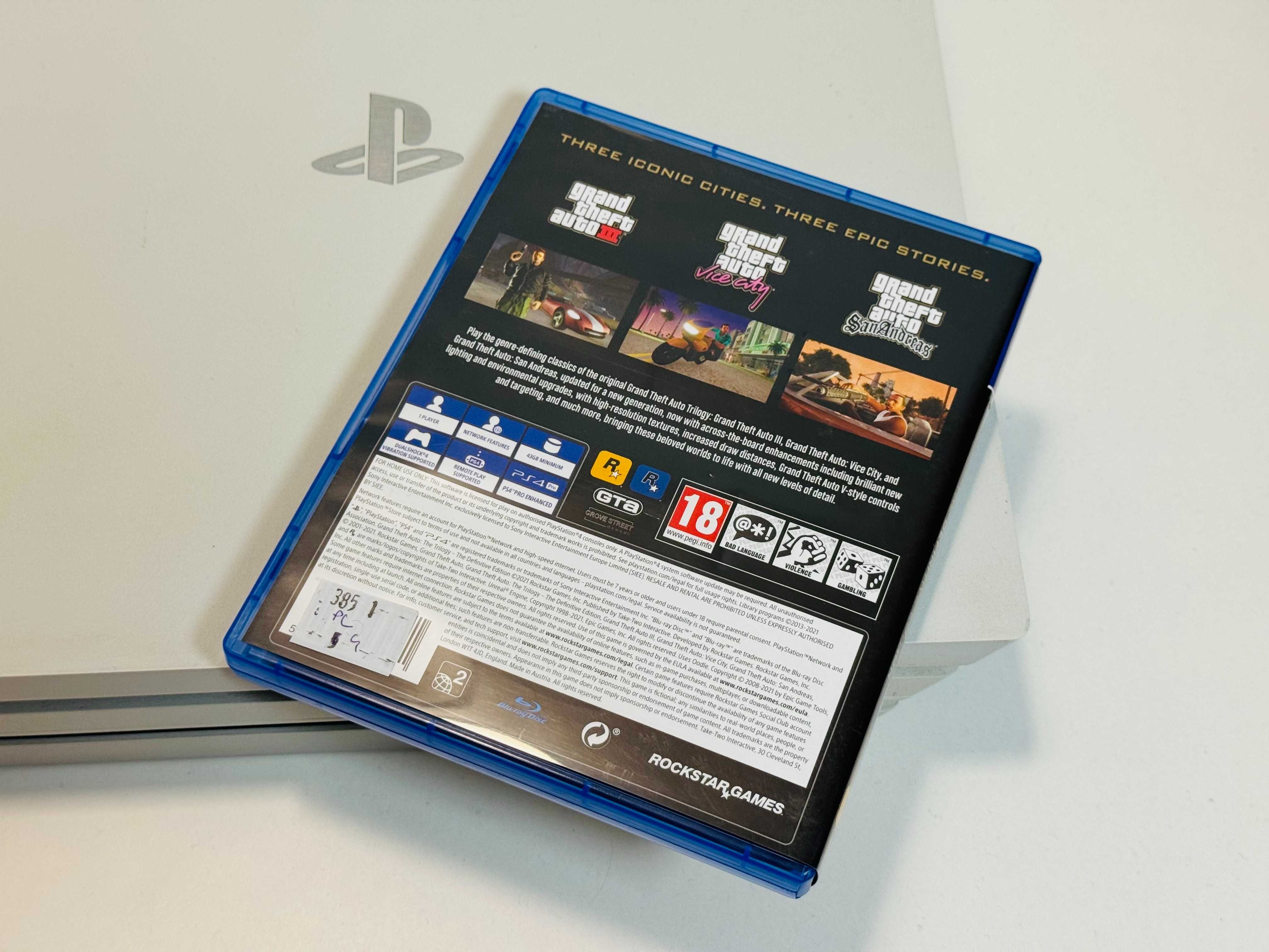 Gra GTA The Trilogy PS4 PL Więcej gier na innych ogłoszeniach!