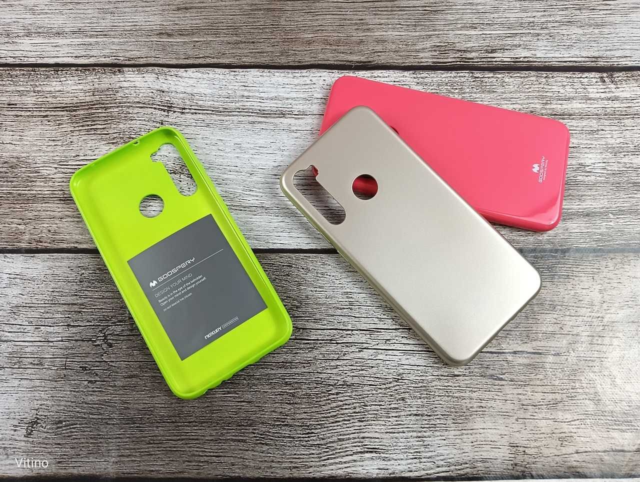 Etui Jelly Goospery do Xiaomi Redmi Note 8 + Szkło Hartowane