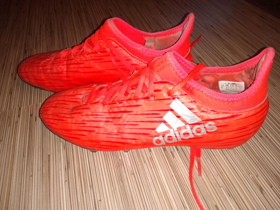 Buty piłkarskie Kid Adidas X 16.3 FG, rozm.37 i 1/3,