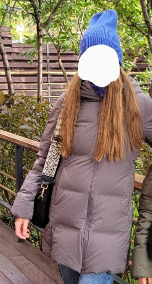 Uniqlo seamless down short coat куртка пальто пуховик С