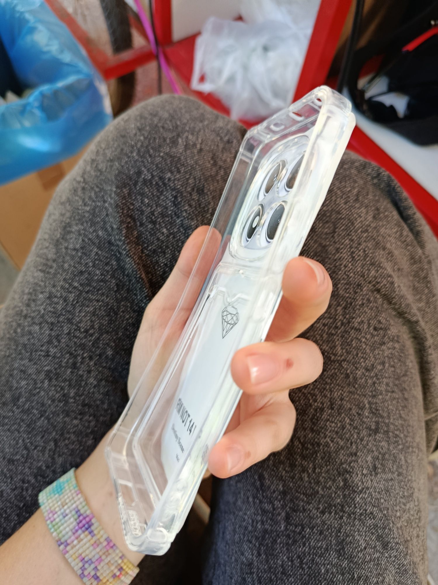 Продам прозорий чохол Redmi Note 14 Pro 4G