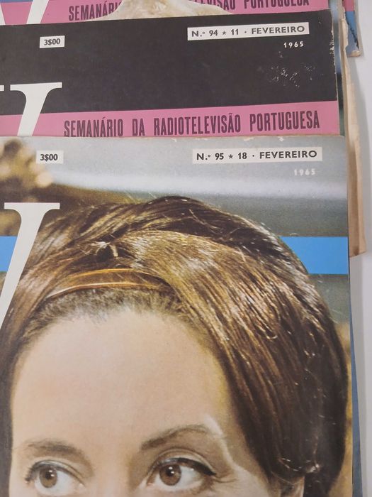 Coleção 49 revistas TV semanário da Radiotelevisao portuguesa