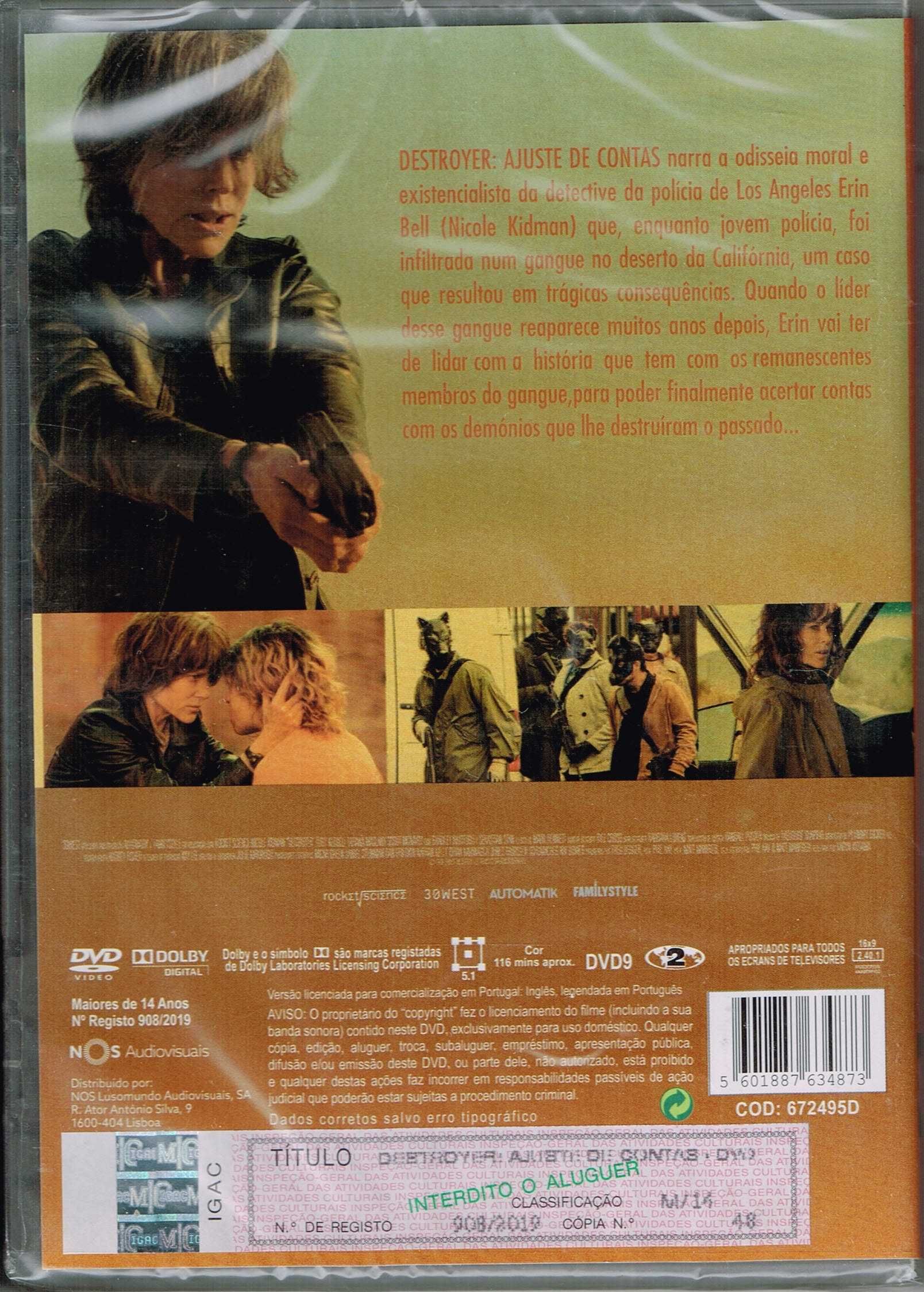 Filme em DVD: Destroyer Ajuste de Contas - NOVO! SELADO!