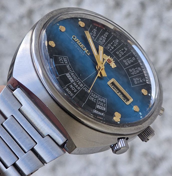 Zegarek Orient Cesarski Patelnia niebieski