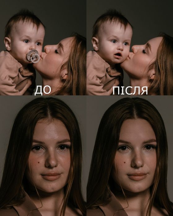 Реставрація фото на пам’ятник, ретуш обличчя, обробка, фотошоп та інше