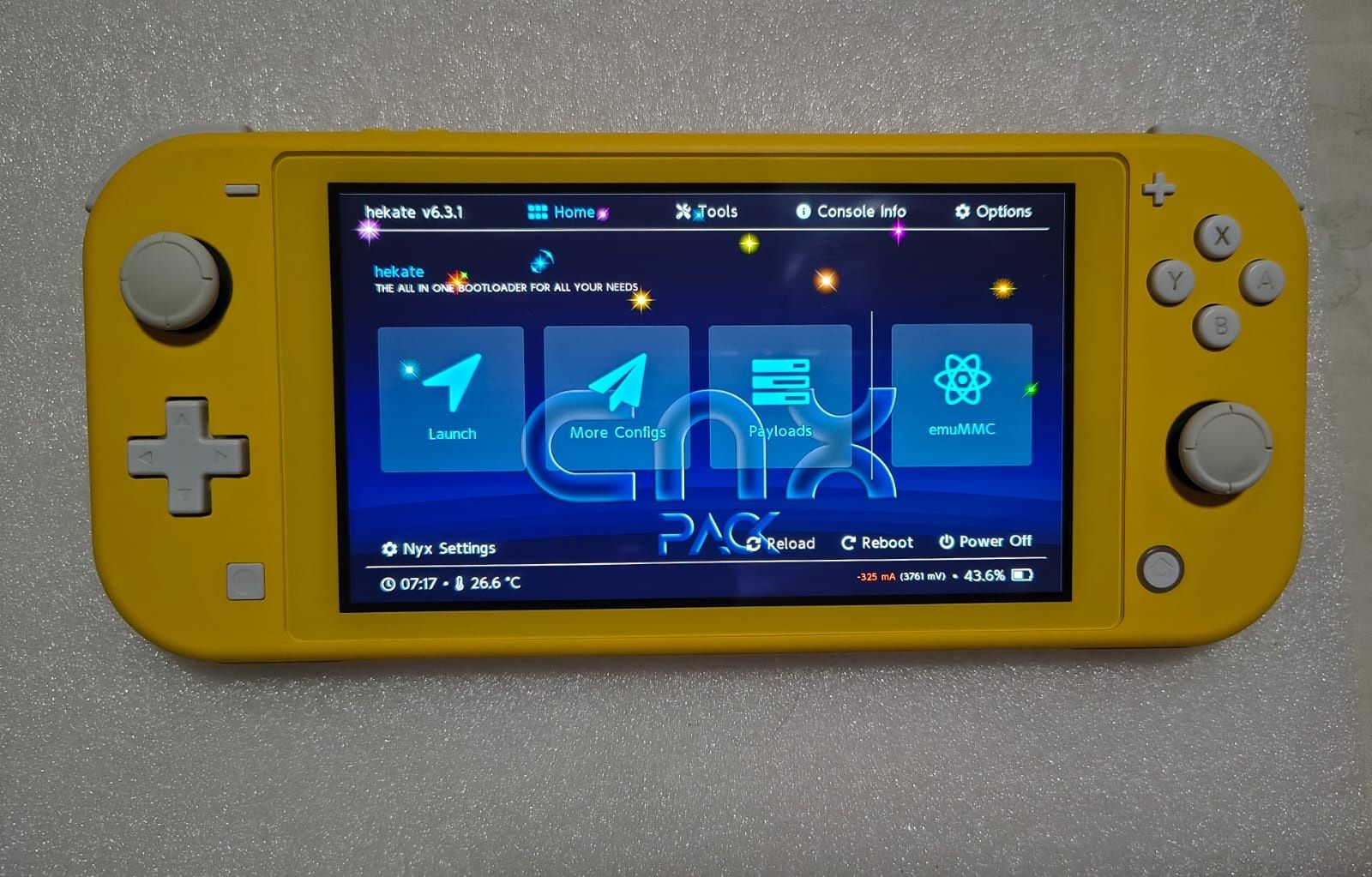 Nintendo switch lite desbloqueada 128gb