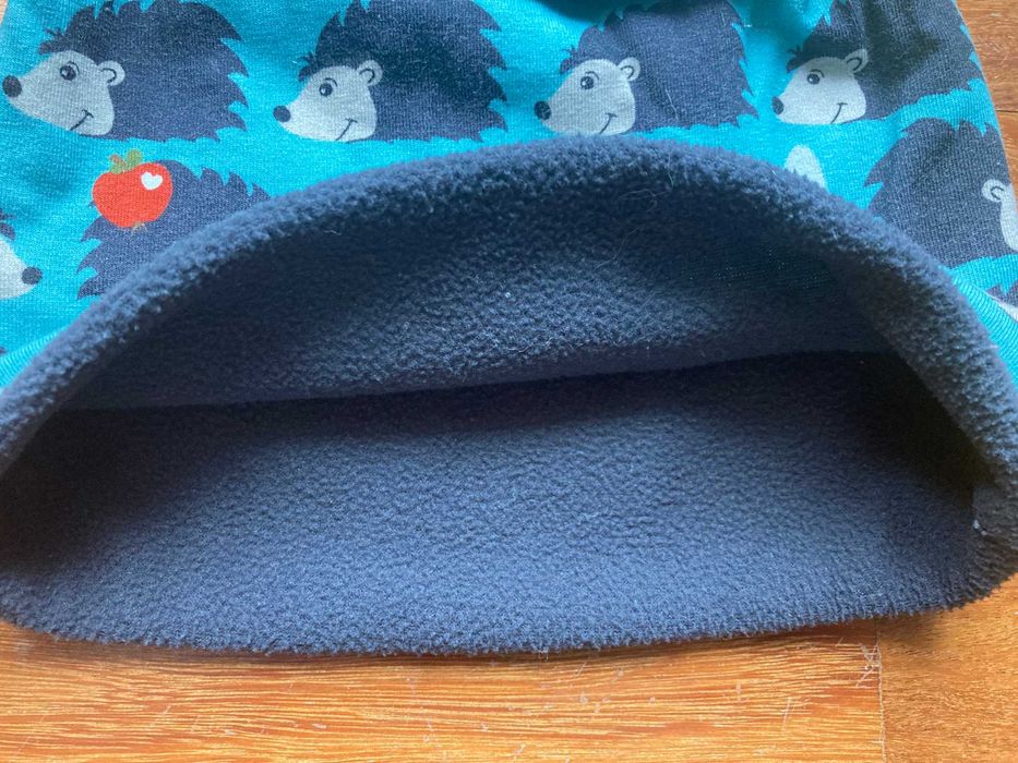 czapka wiosenna w jeże GIGGI z polarkiem rozm 42-44