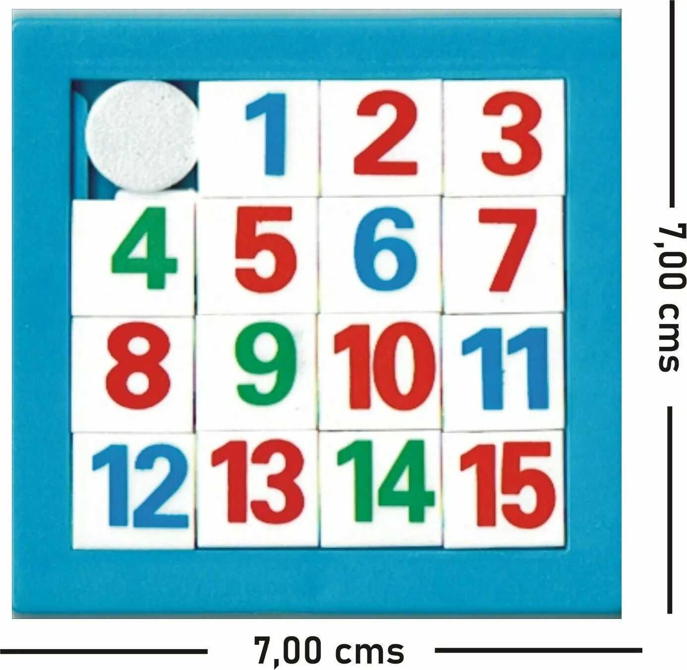 1 Vintage slide puzzle brain teaser plastic - MINT - ORIGINAL