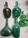 Garrafas antigas diversas