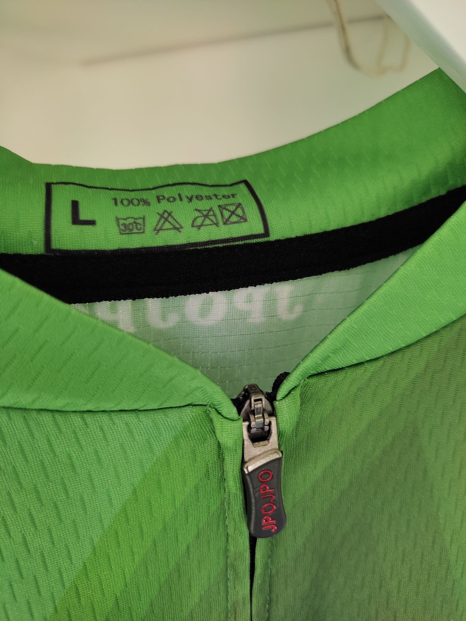 Koszulka rowerowa kolarska szosa JPOJPO rozmiar L zielona