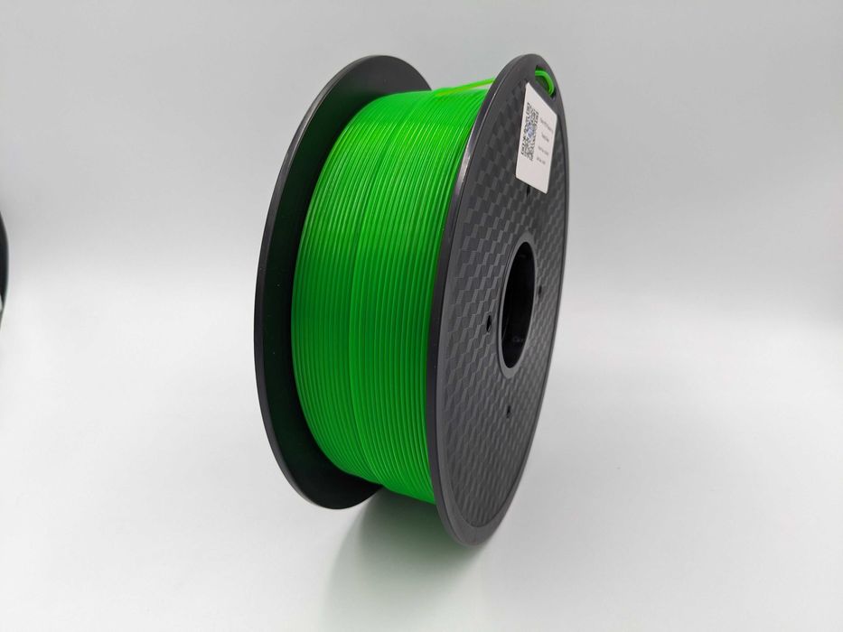 Філамент PETG 1.75 мм 1кг прозорий зелений – новий у пакуванні