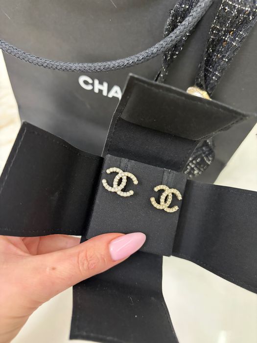 Серьги, сережки, бижутерия оригинал Chanel