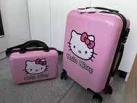 Nowa walizka i kuferek Hello Kitty zestaw